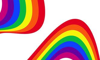vloeistof golvend regenboog kleur strepen achtergrond. illustratie vector