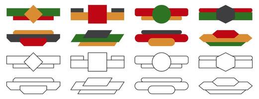 lager derde omroep icoon set. modern geïsoleerd Aan wit achtergrond. gemakkelijk ontwerp bewerkbare vector