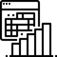 kalender icoon symbool beeld voor schema of afspraak vector