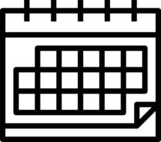 kalender icoon symbool beeld voor schema of afspraak vector