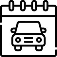 kalender icoon symbool beeld voor schema of afspraak vector