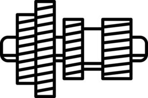 uitrusting systeem schets illustratie vector