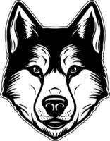 Siberisch schor - hoog kwaliteit logo - illustratie ideaal voor t-shirt grafisch vector