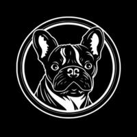 Frans bulldog - hoog kwaliteit logo - illustratie ideaal voor t-shirt grafisch vector