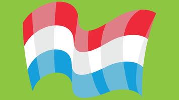 3d stijl golvend vlag van wereld land illustratie vector