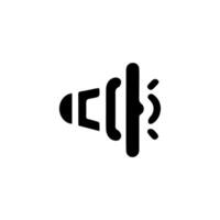 megafoon icoon logo ontwerp sjabloon vector