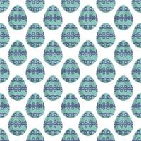illustratie Aan thema naadloos viering vakantie Pasen met jacht kleurrijk helder eieren vector