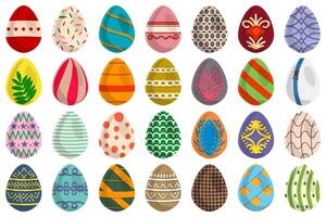 illustratie Aan thema viering vakantie Pasen met jacht kleurrijk helder eieren vector