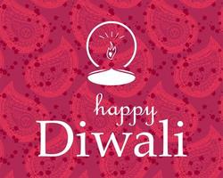 gelukkige diwali-viering banner vector