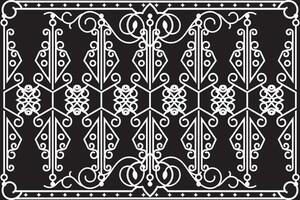 abstract meetkundig naadloos patroon. zwart en wit. modern elegant textuur. achtergrond. illustratie. vector