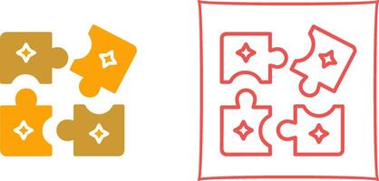 puzzel pictogram ontwerp vector