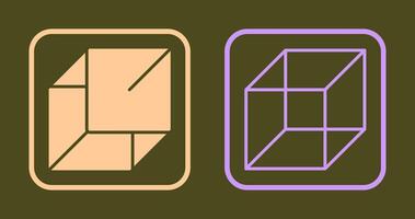 kubus icoon ontwerp vector