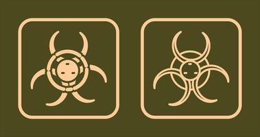 biohazard icoon ontwerp vector