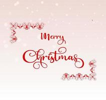 merry christmas typografie op mooie abstracte achtergrond, merry christmas tekst op feestelijke banner achtergrond. vector