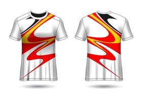 sport jersey ontwerpsjabloon voor teamuniformen vector