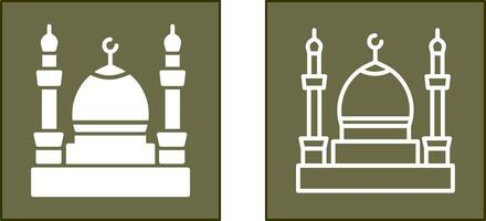 moskee icoon ontwerp vector
