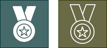 medaille pictogram ontwerp vector