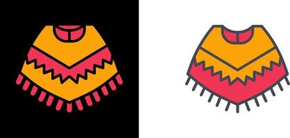 poncho icoon ontwerp vector