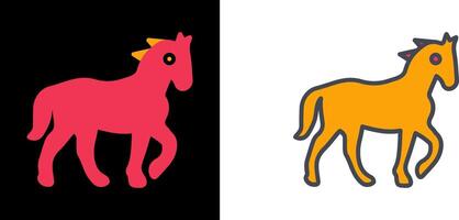 paard pictogram ontwerp vector