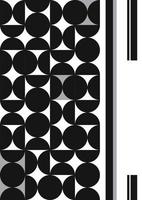 minimalistische geometrische monochrome achtergrond vector