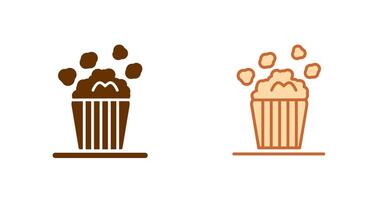 popcorn pictogram ontwerp vector