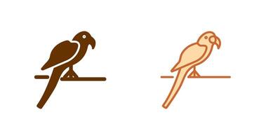 papegaai icoon ontwerp vector
