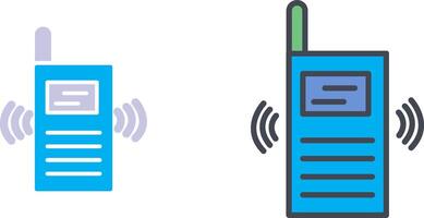 walkie talkie icoon ontwerp vector