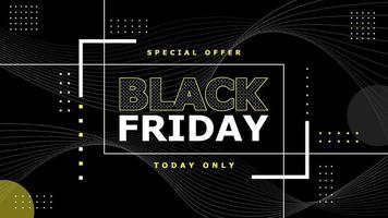 verkooppromotie banner vector voor black friday sale