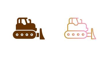 bulldozer icoon ontwerp vector