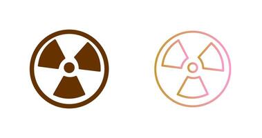 nucleair icoon ontwerp vector