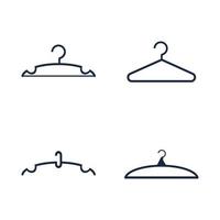 hanger doek pictogram plat ontwerp concept vector sjabloon