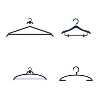 hanger doek pictogram plat ontwerp concept vector sjabloon