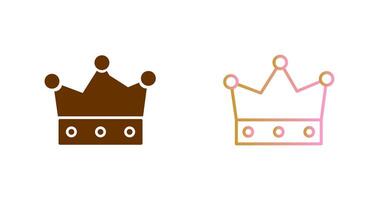 koning kroon icoon ontwerp vector