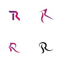 letter r logo sjabloon vector pictogram ontwerp