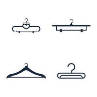 hanger doek pictogram plat ontwerp concept vector sjabloon