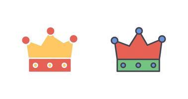koning kroon icoon ontwerp vector