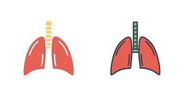 longen pictogram ontwerp vector