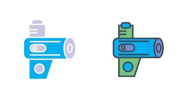 portable gedwongen lucht warmte icoon ontwerp vector