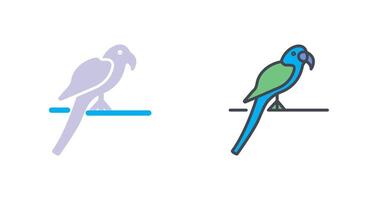 papegaai icoon ontwerp vector