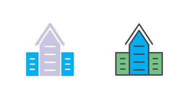 gebouw pictogram ontwerp vector