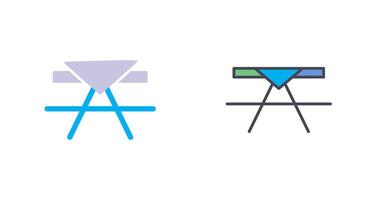 picknick tafel icoon ontwerp vector