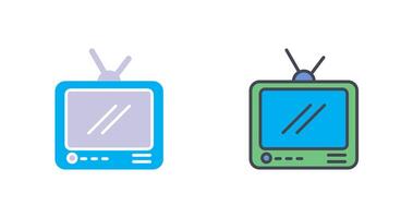 televisie uitzending icoon ontwerp vector