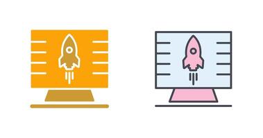 raket pictogram ontwerp vector