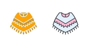 poncho icoon ontwerp vector