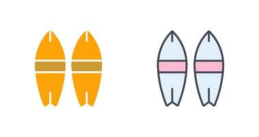 surfboard icoon ontwerp vector