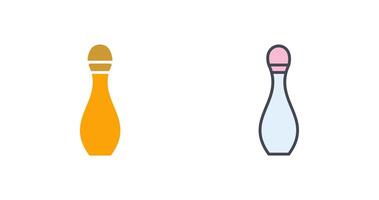 bowling pin icoon ontwerp vector