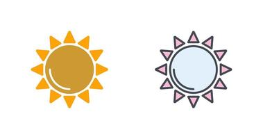 zon pictogram ontwerp vector