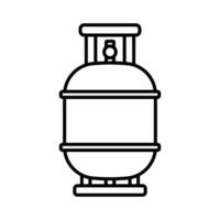 gas- cilinder icoon ontwerp sjabloon gemakkelijk en schoon vector