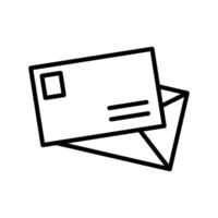 brief icoon ontwerp sjabloon gemakkelijk en schoon vector