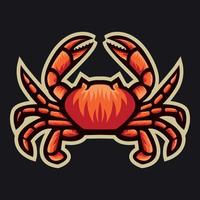 krab cartoon afbeelding vector